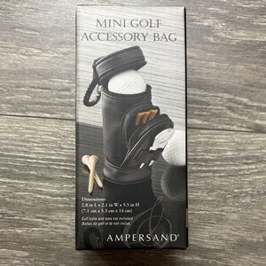 Bed Bath & Beyond Black Mini Golf Accessory Bag